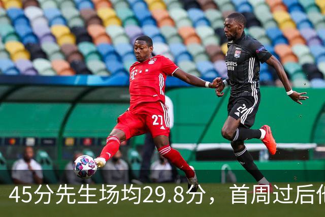 45分先生场均29.8分，首周过后他真能进全明星？